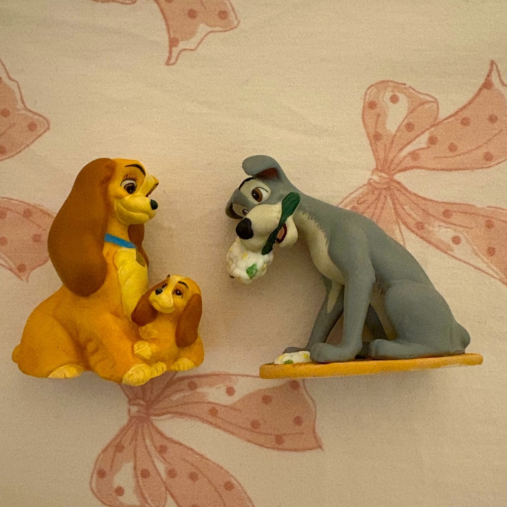 Vintage Lady and the Tramp Premier Edition Ceramic Figures